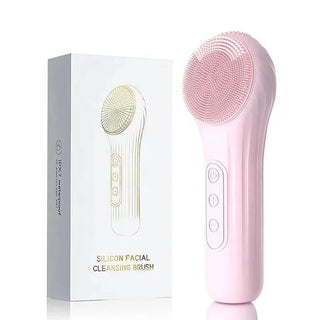 Brosse nettoyante chauffante STYNLUX picots silicone souples peaux sensibles