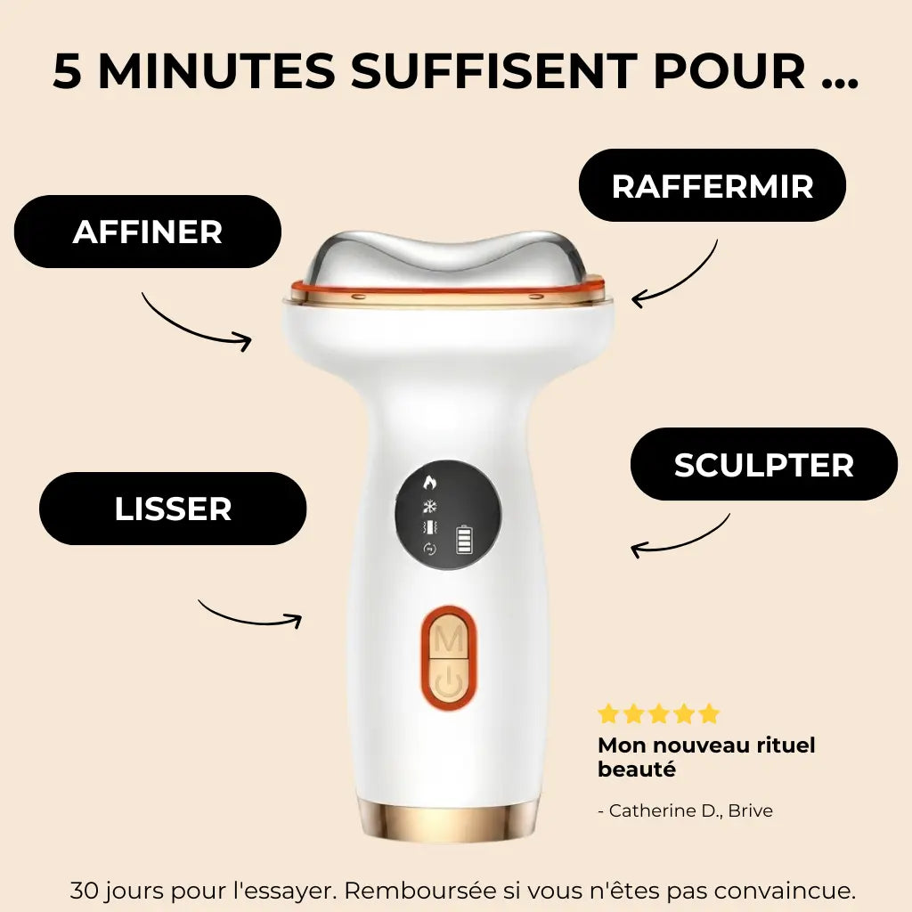 Bienfaits appareil LED gua sha électrique STYNLUX — éclat et fermeté