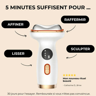 Bienfaits appareil LED gua sha électrique STYNLUX — éclat et fermeté