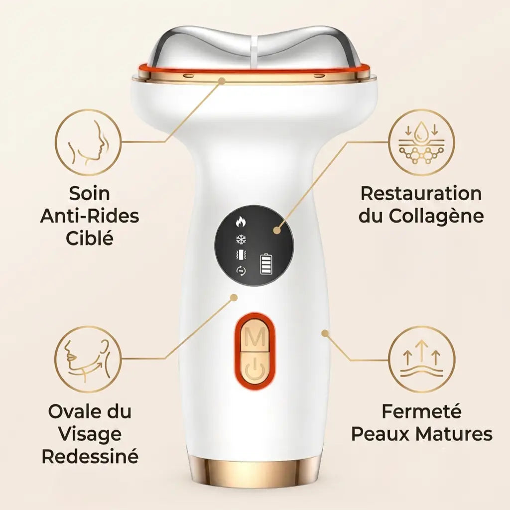 Résultats lifting visage appareil gua sha LED STYNLUX