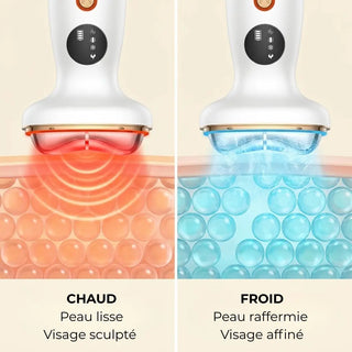 Actions gua sha électrique STYNLUX — sculpture et lissage visage